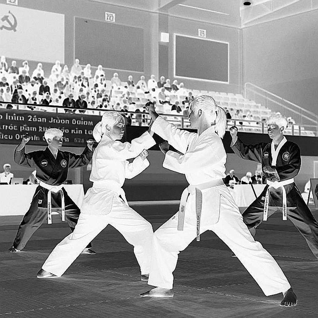 Kata đồng đội nữ Việt Nam bảo vệ ngôi vô địch Asiad 20: Ba người, một nhịp thở Kata đồng đội nữ Việt Nam bảo vệ ngôi vô địch Asiad 20: Ba người, một nhịp thở
